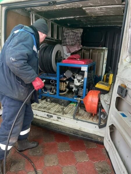 гідродинамічне усунення засмічень в Димері