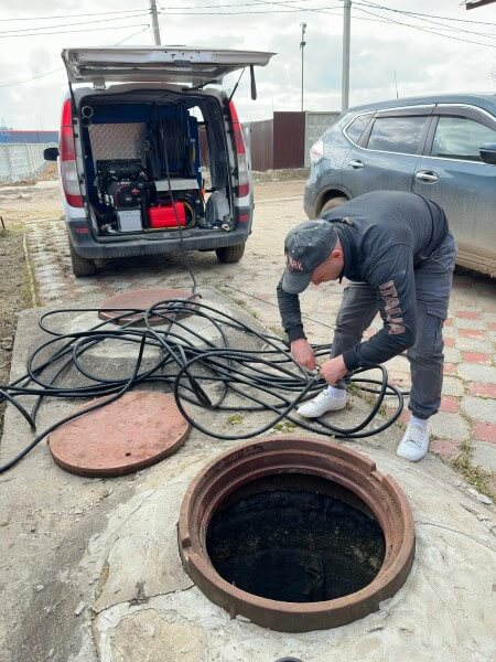промивка труб гідродинамічним способом Димер